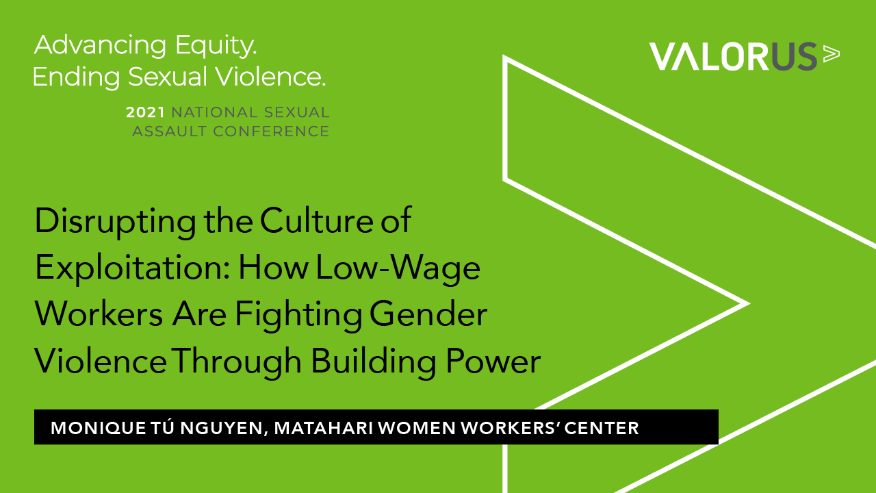 Disrupting the Culture of Exploitation How Low-Wage Workers Are Fighting Gender Violence Through Building Power photo
